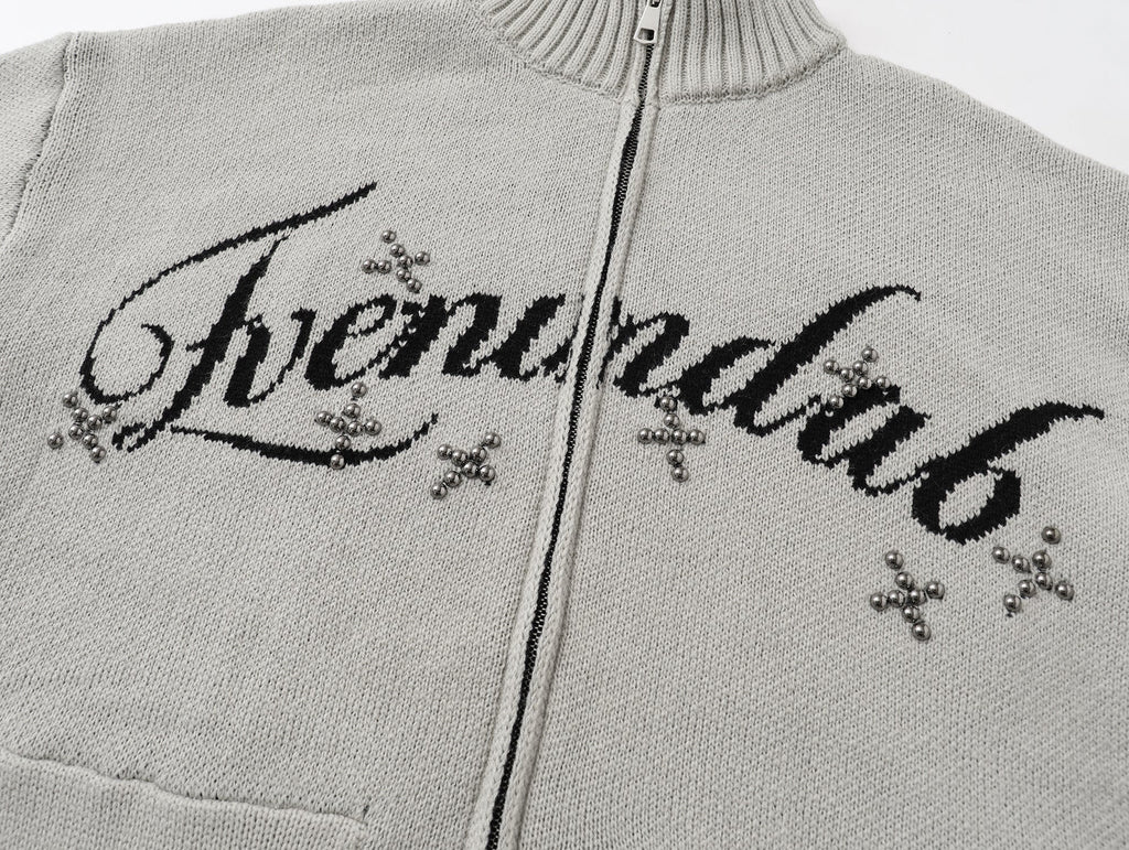 Omirad Eye Vision Knit Zip Cardigan