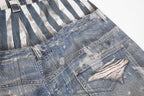 Omirad Layered Star Print Balloon Jeans