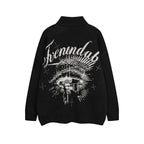 Omirad Eye Vision Knit Zip Cardigan