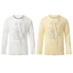Omirad Graphic Long Sleeve Henley Tee
