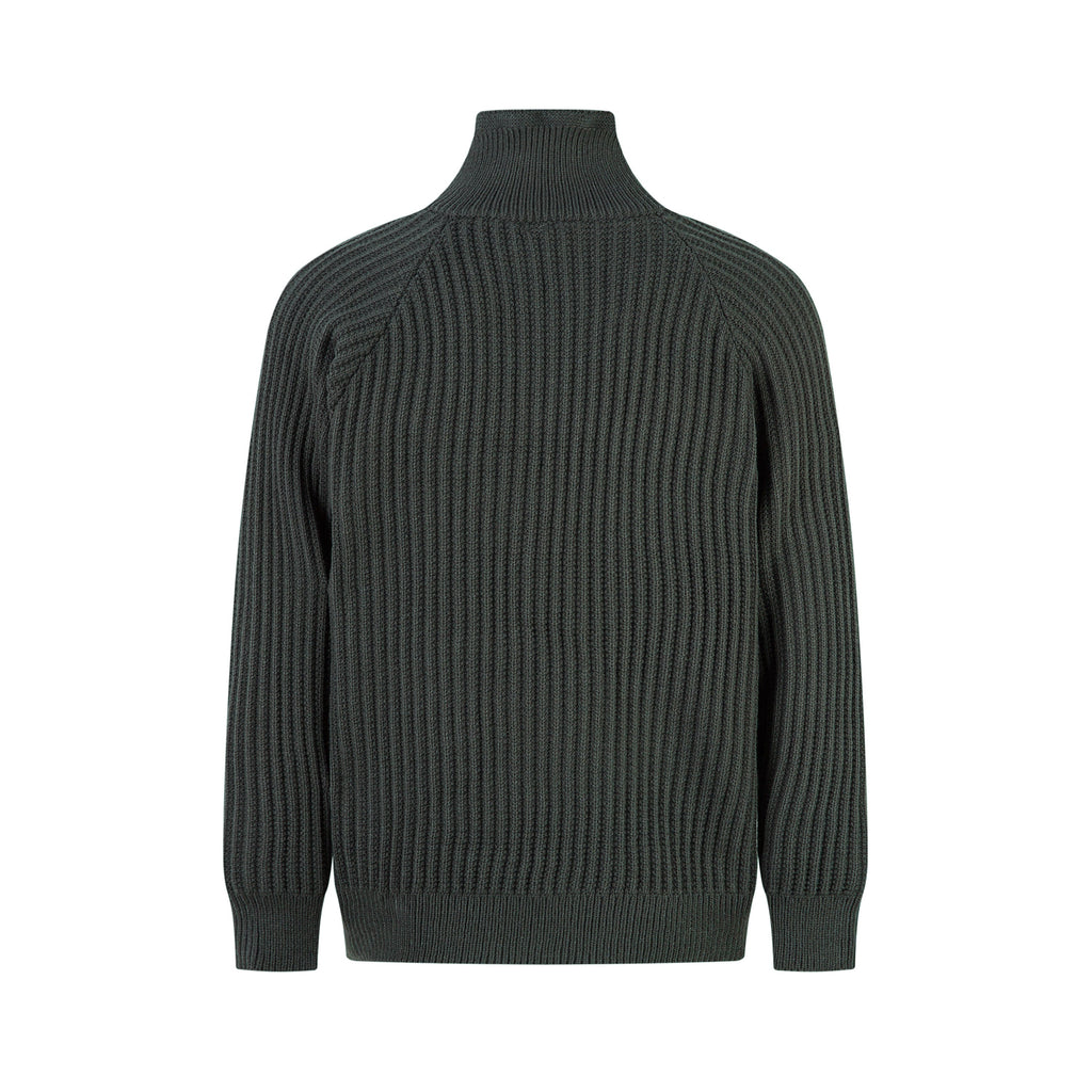 Omirad Minimalist Half-Zip Knit Sweater
