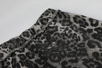 Omirad Leopard Patchwork Wide-Leg Pants