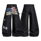 Omirad Vintage Flag Baggy Jeans