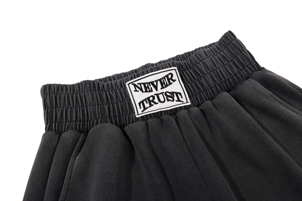 Omirad Cracked Logo Wide-Leg Sweatpants