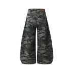 Omirad Camouflage Wide-Leg Jeans