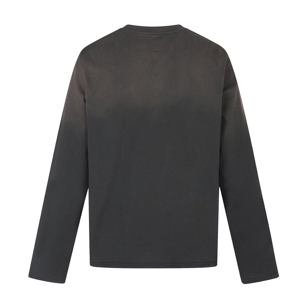 Omirad Vintage Distressed Graphic Long Sleeve T-Shirt