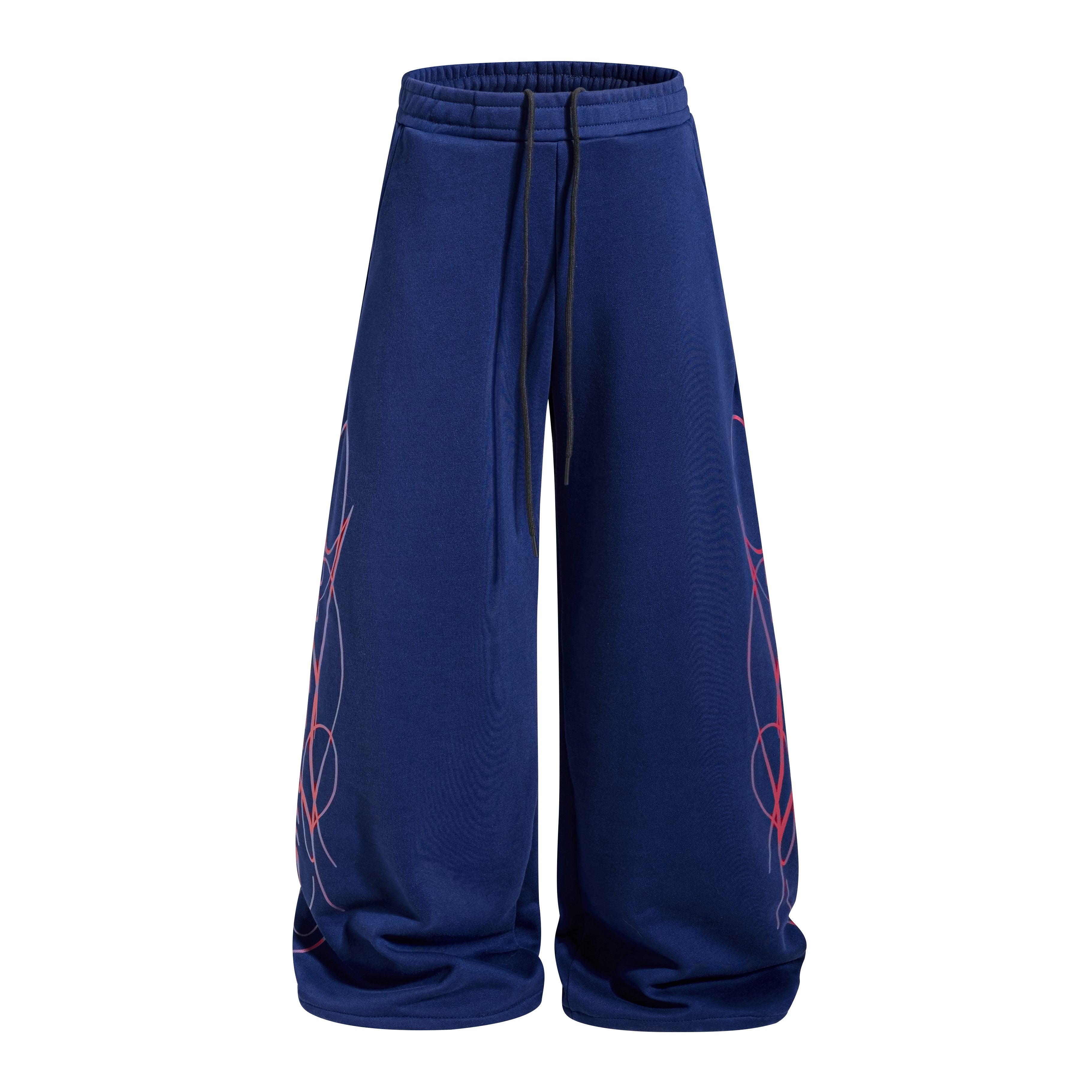 Omirad Wide-Leg Graphic Sweatpants