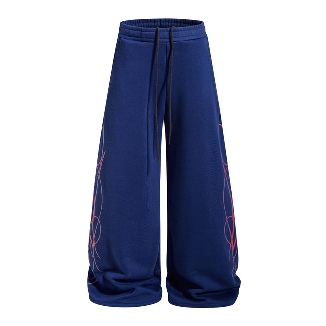 Omirad Wide-Leg Graphic Sweatpants Main Image