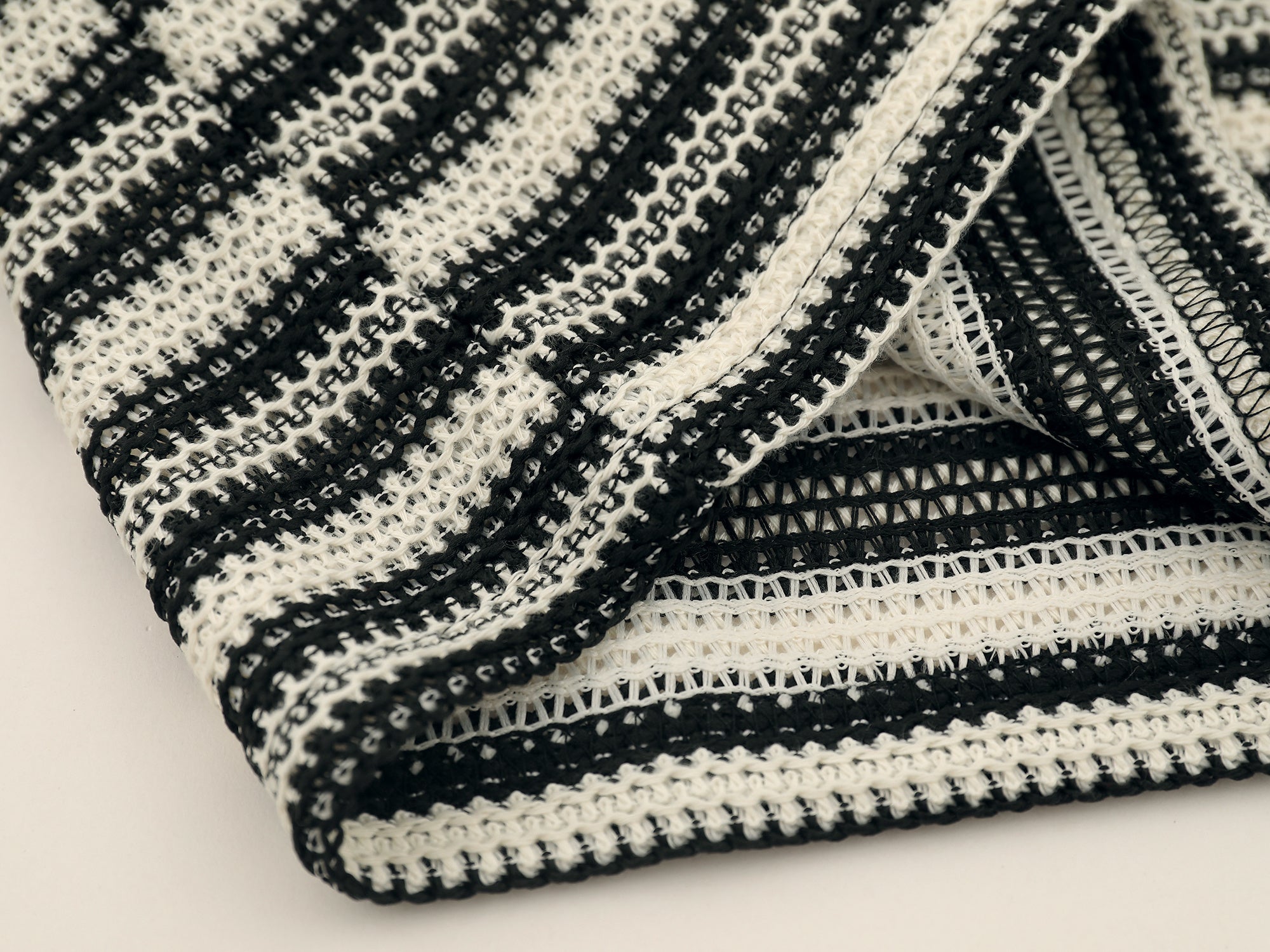 Omirad Striped Knit Long-Sleeve Polo