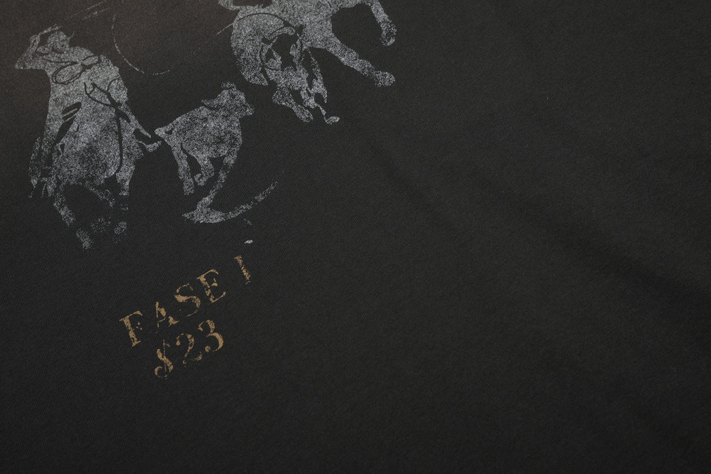 Omirad Vintage Distressed Graphic Long Sleeve T-Shirt