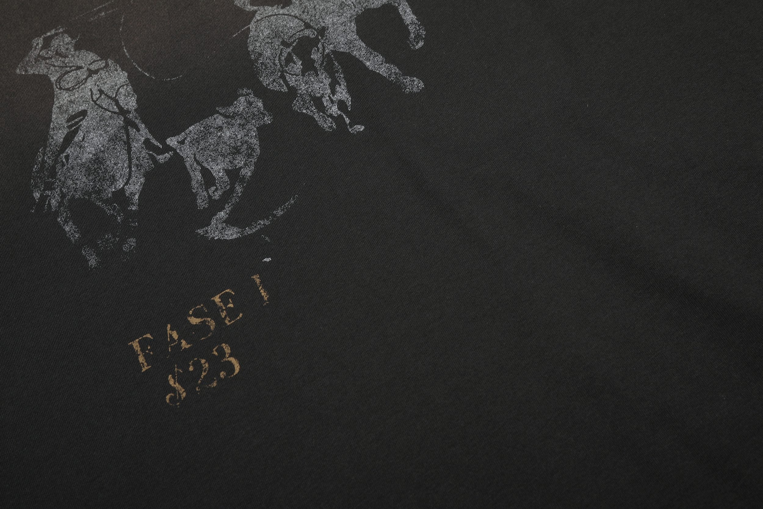 Omirad Vintage Distressed Graphic Long Sleeve T-Shirt
