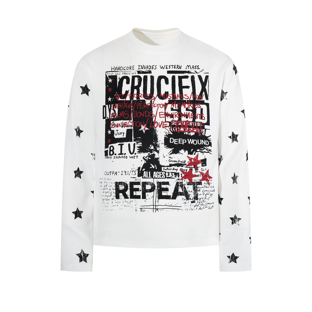 Omirad Vintage Punk Graphic Long Sleeve