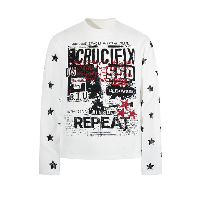 Omirad Vintage Punk Graphic Long Sleeve Main Image