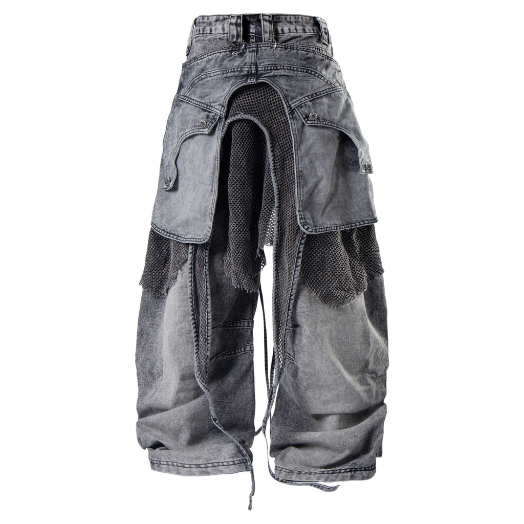 Omirad Convertible Utility Baggy Jeans