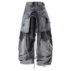 Omirad Convertible Utility Baggy Jeans