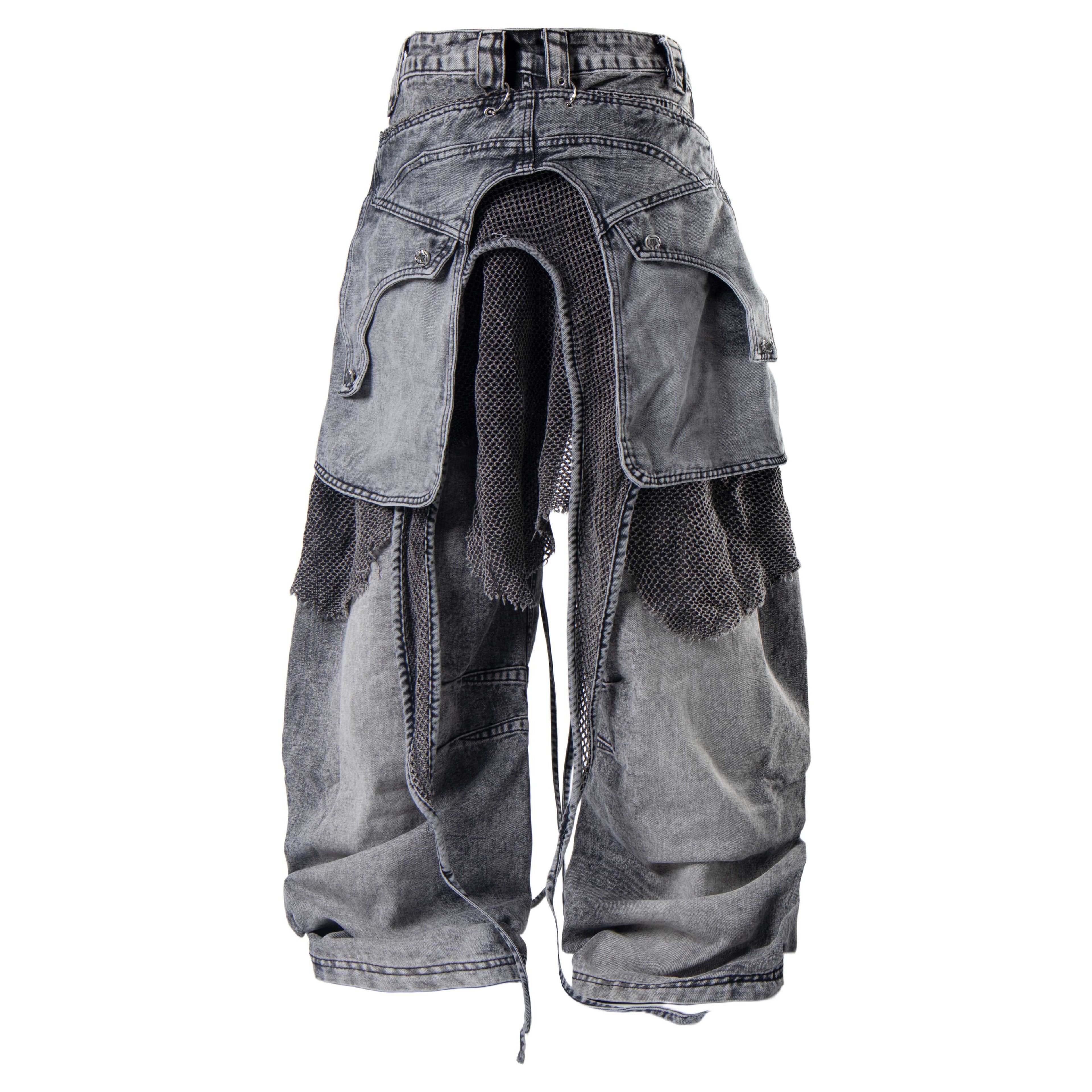 Omirad Convertible Utility Baggy Jeans