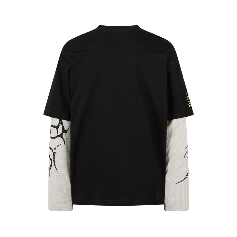 Omirad Layered Graphic Long Sleeve Tee