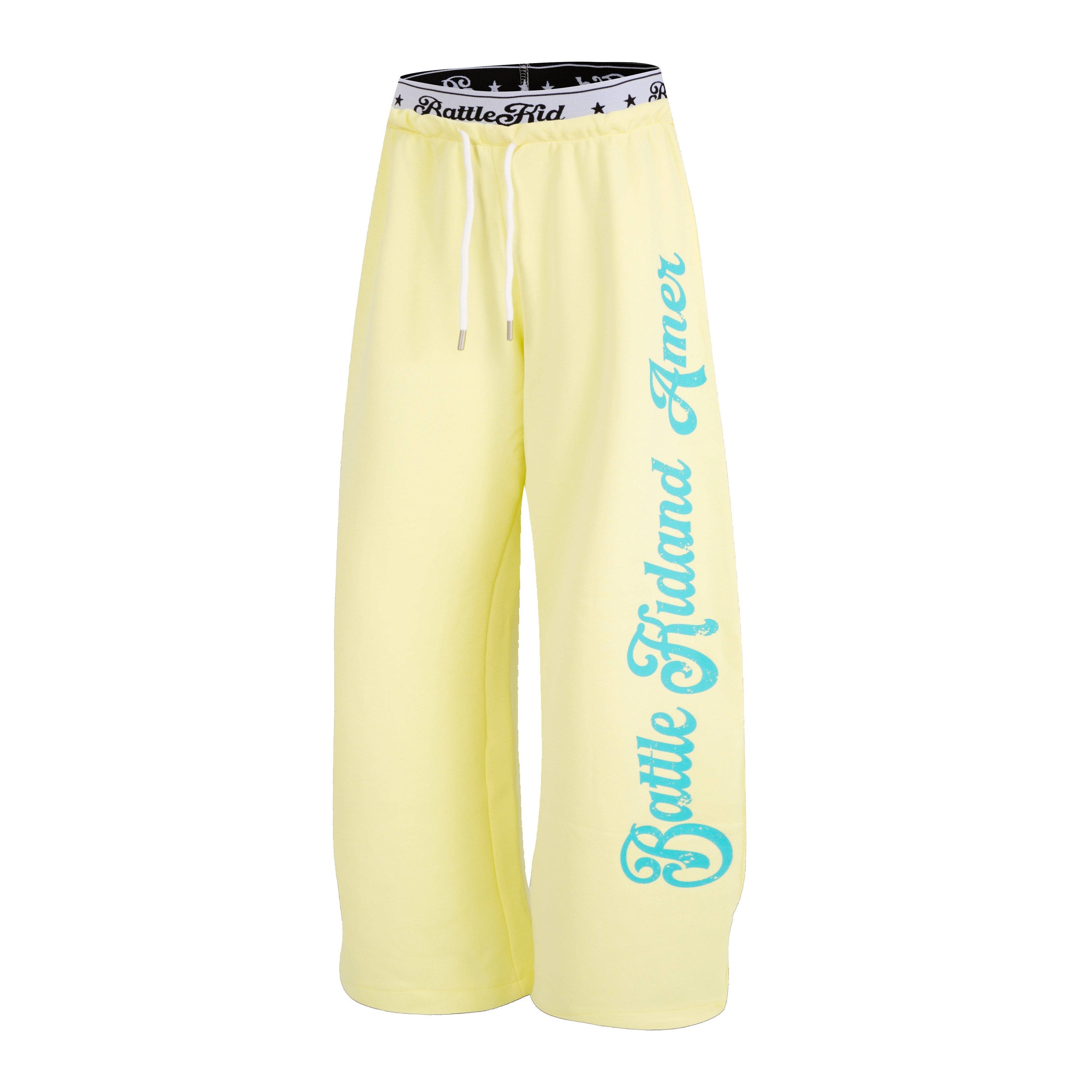 Omirad Script Logo Wide-Leg Sweatpants