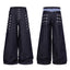 Omirad Raw Denim Eyelet Wide-Leg Jeans