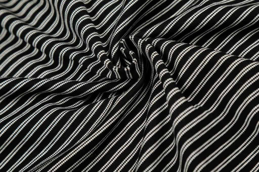 Omirad Striped Graphic Zip Hoodie