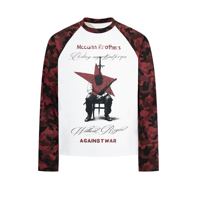 Omirad Camo Raglan Graphic Long Sleeve Main Image
