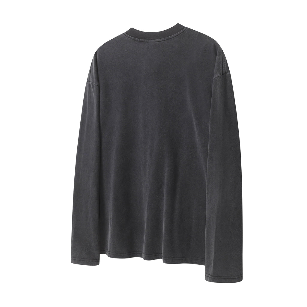 Omirad Cross Graphic Vintage Long Sleeve Tee
