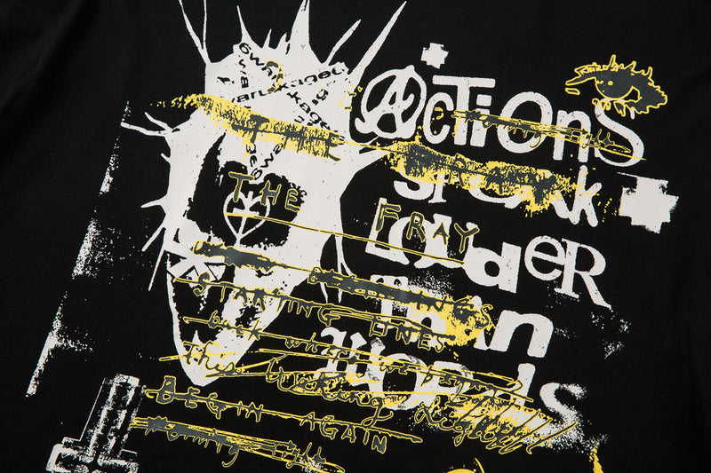 Omirad Layered Graphic Long Sleeve Tee