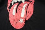 Omirad Waffle Knit Lips Graphic Long Sleeve Tee