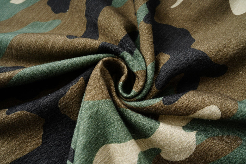 Omirad Layered Camo Graphic Long Sleeve Tee