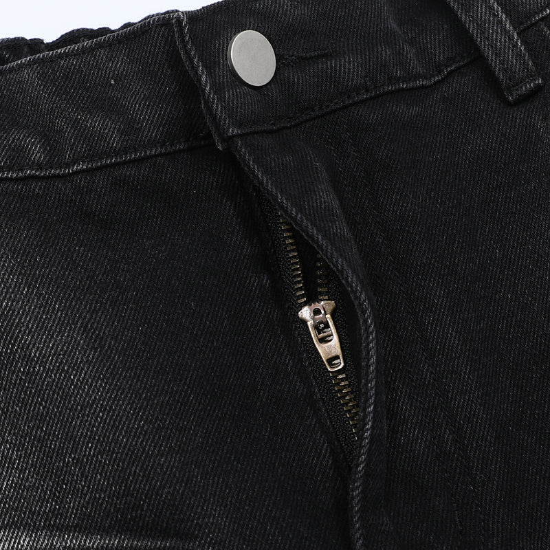 Omirad Script Logo Wide-Leg Jeans