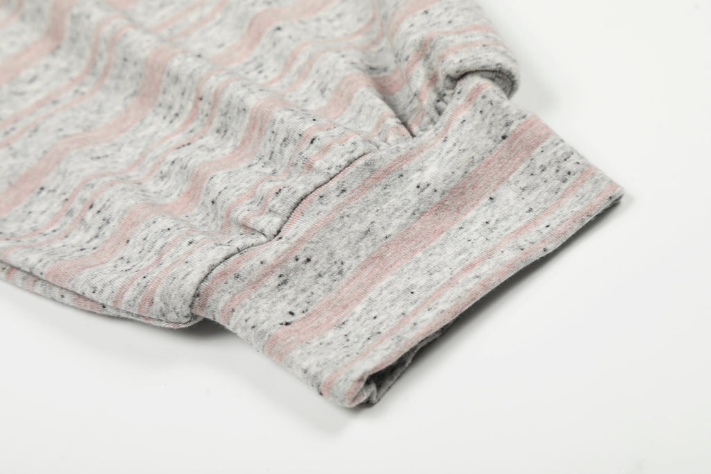 Omirad Graphic Striped Long Sleeve Tee