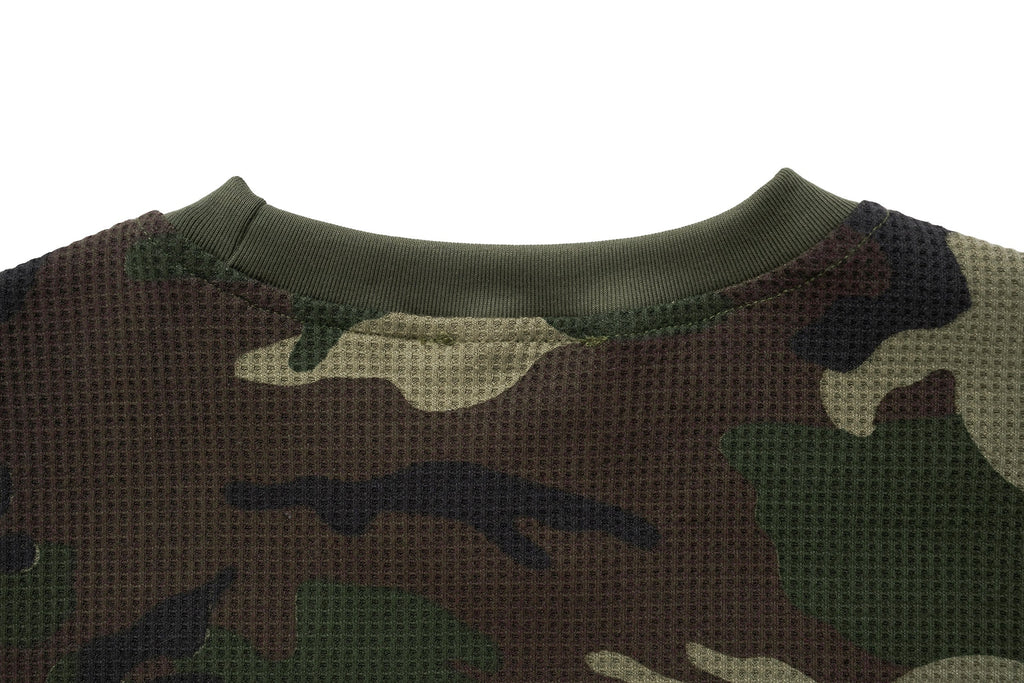 Omirad Camo Text Graphic Longsleeve