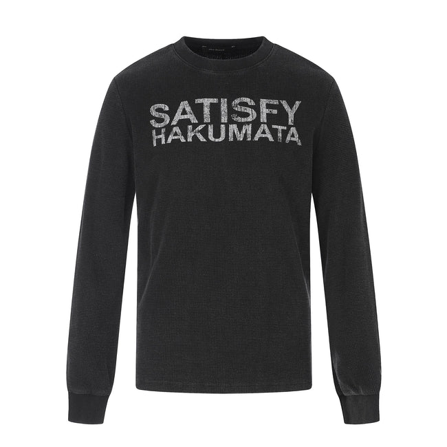 Omirad Waffle Knit Graphic Long Sleeve Tee Main Image