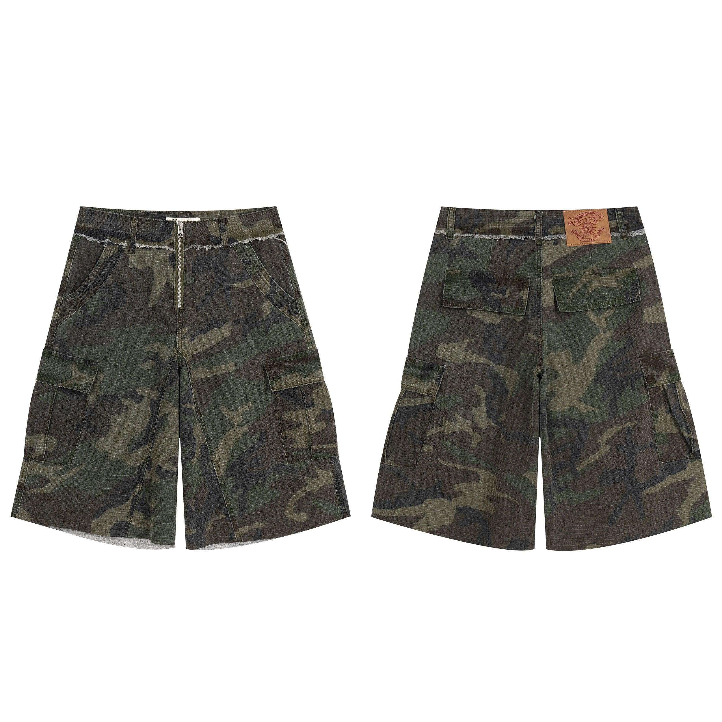 Omirad Camouflage Cargo Shorts