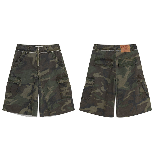 Omirad Camouflage Cargo Shorts Hover Image