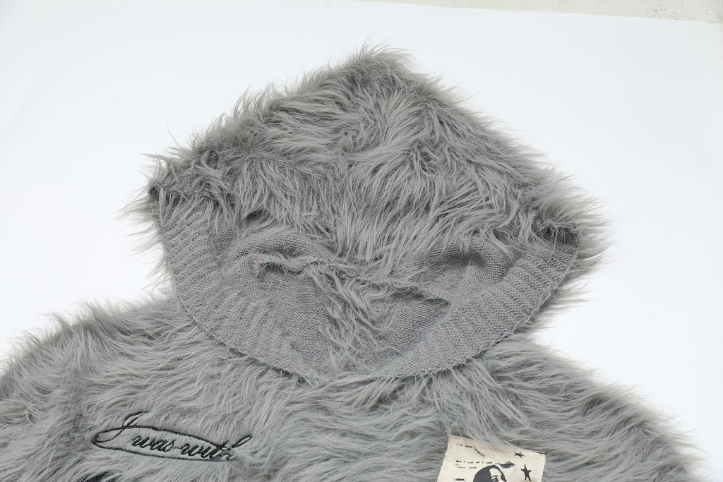 Omirad Fuzzy Patch Knit Sweater