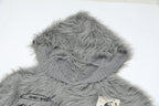 Omirad Fuzzy Patch Knit Sweater