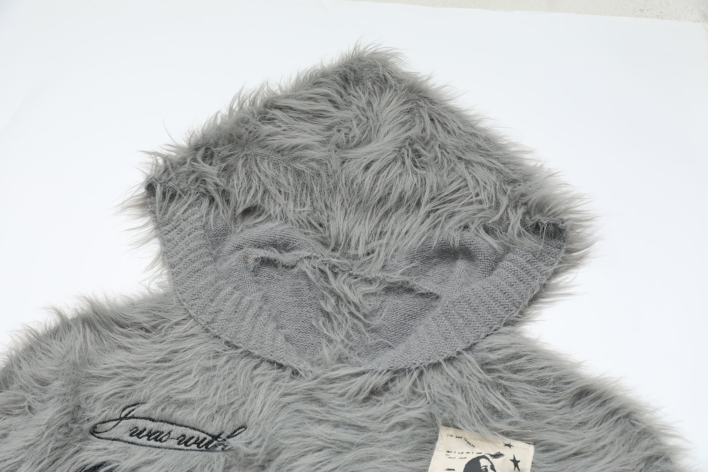 Omirad Fuzzy Patch Knit Sweater