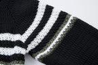 Omirad Striped Knit Polo Sweater