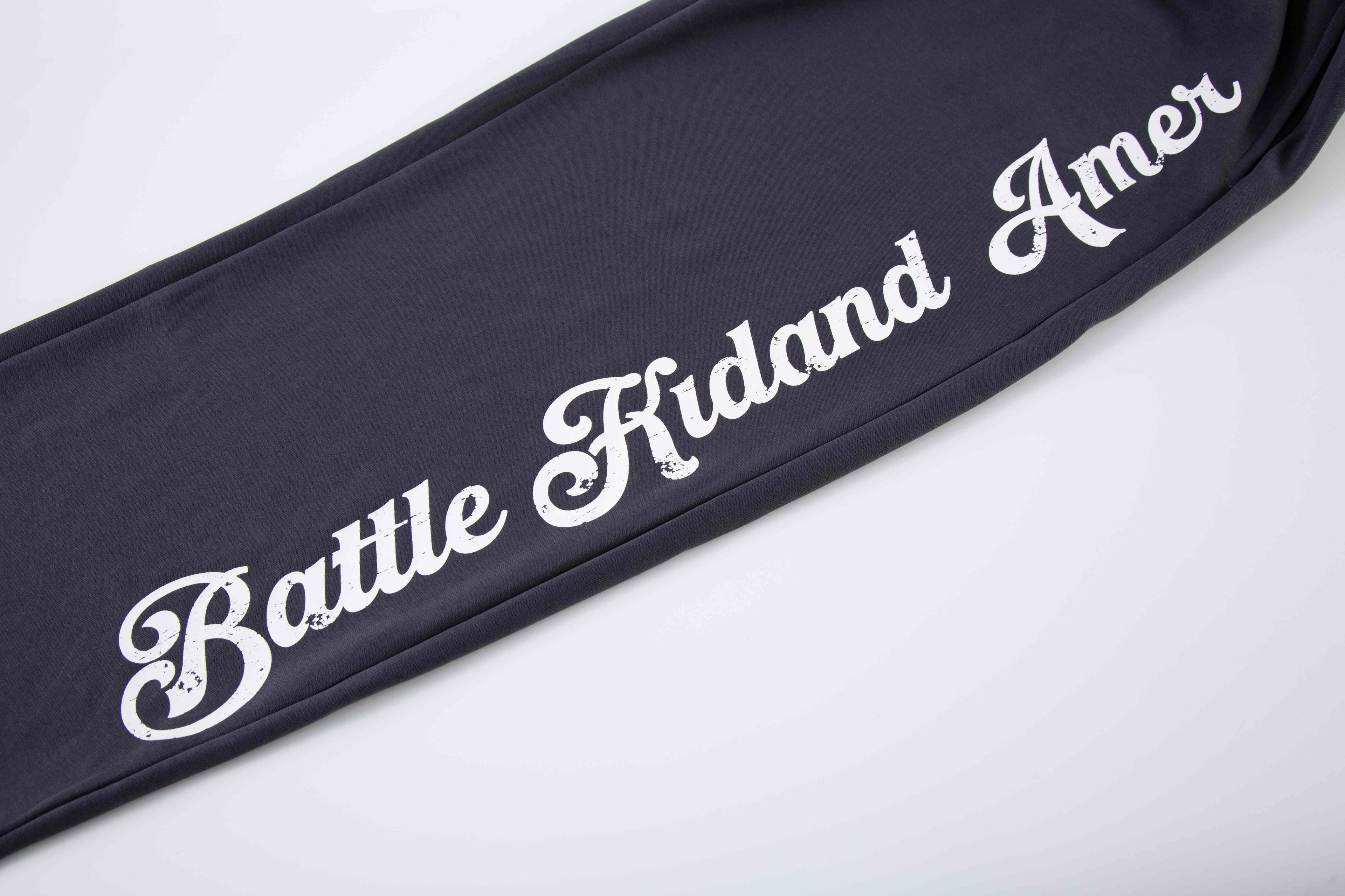 Omirad Script Logo Wide-Leg Sweatpants