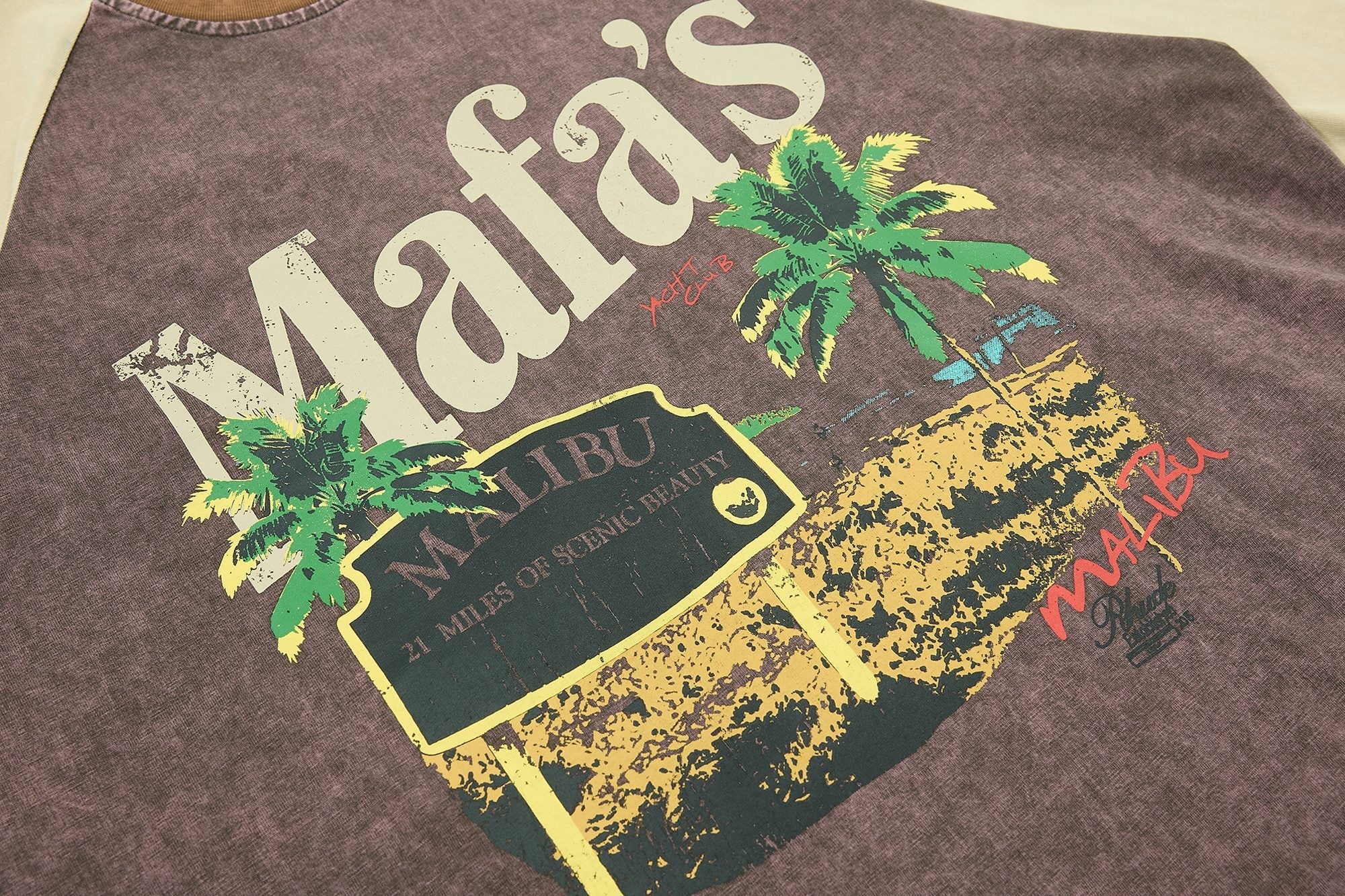 Omirad Malibu Washed Raglan Tee