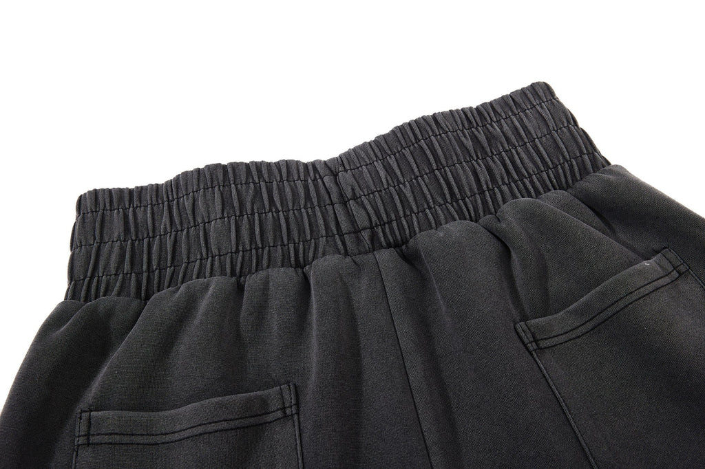 Omirad Cracked Logo Wide-Leg Sweatpants