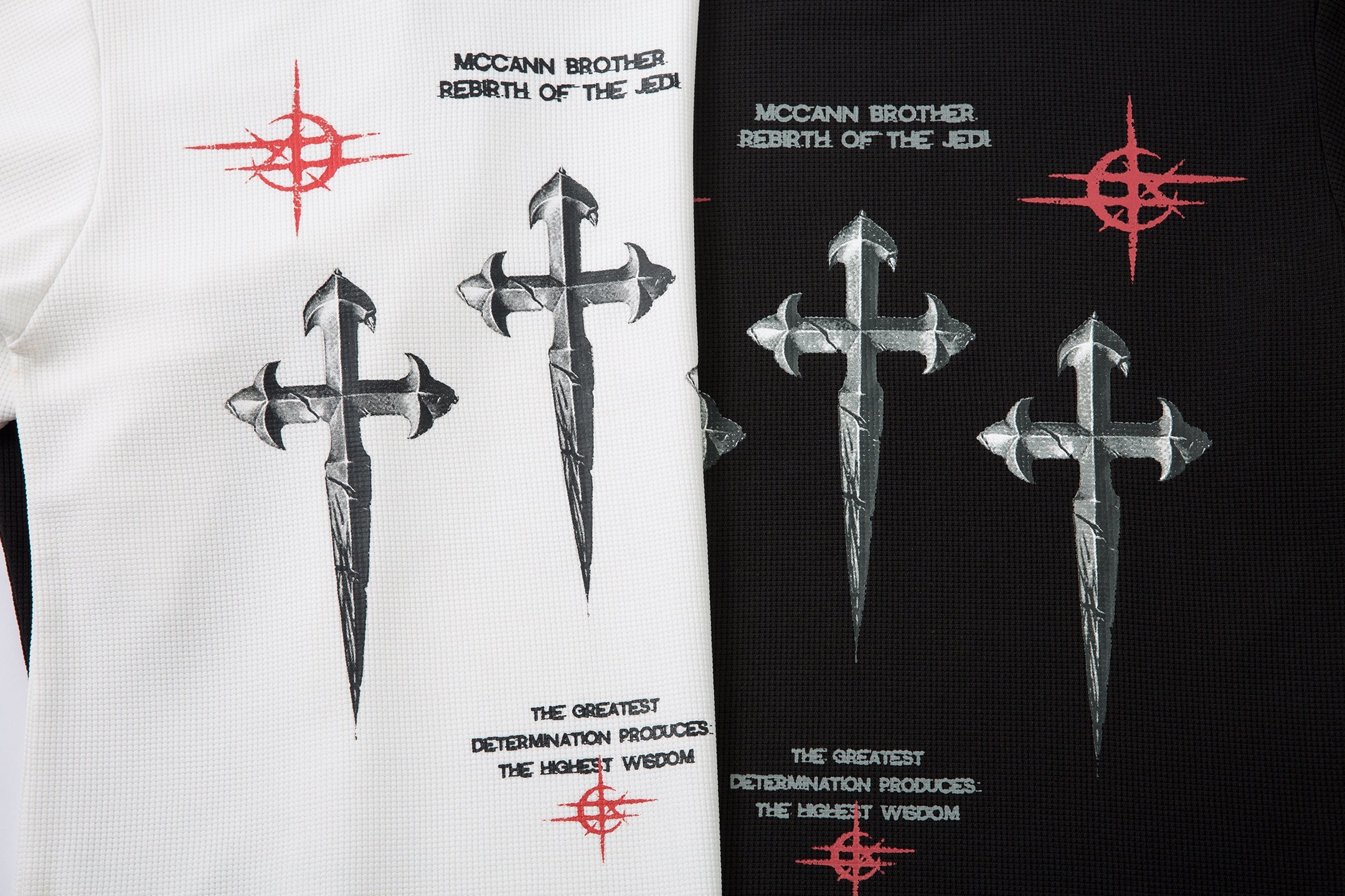 Omirad Gothic Cross Long Sleeve Tee