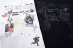 Omirad Fear Only Exists Distressed Long Sleeve Tee